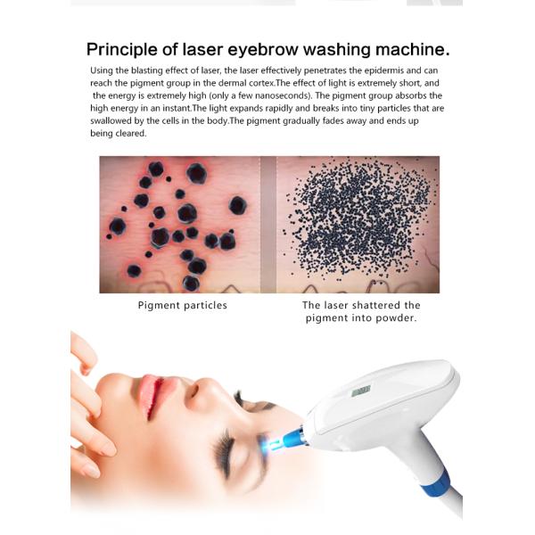 Vertical Type Nd Yag Laser Tattoo Removal Machine 1064 / 532nm Available