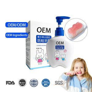 Tooth Cleaning Kids Toothpaste Baby Teenager Fluoride Baking Soda Anti Cavity
