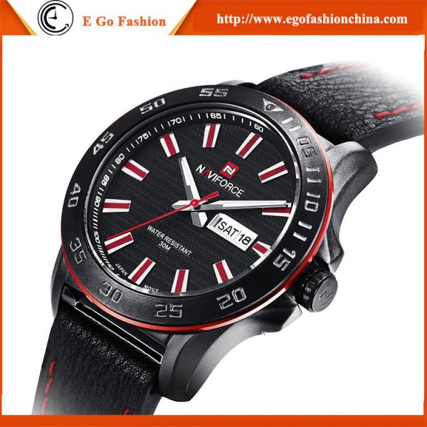 Man Watch 904002 Stainless Steel Caseback Watch Quartz Analog Watch Naviforce Sport Watch