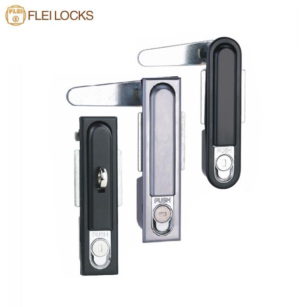 Push Button Electrical Cabinet Swing Handle Lock