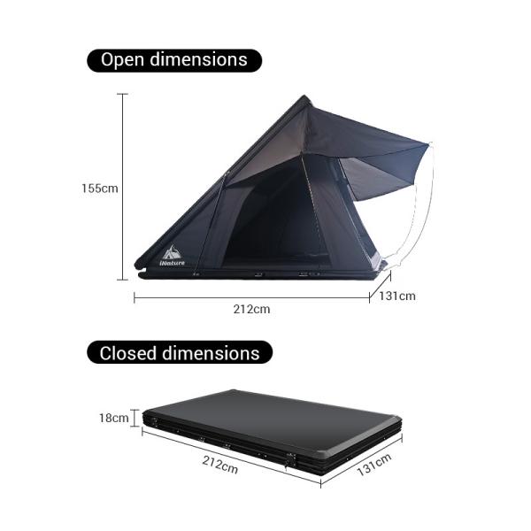 4wd Roof Top Tent For Car Travel And Overland Camping Quick Release Design