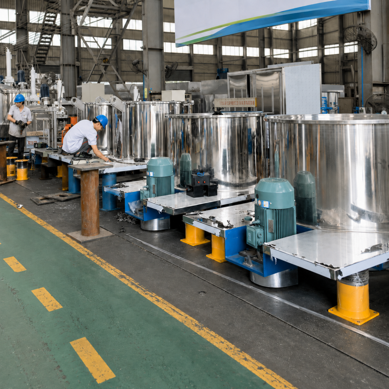 Top Discharge Basket Centrifuge for Crystal and Granule Filtration