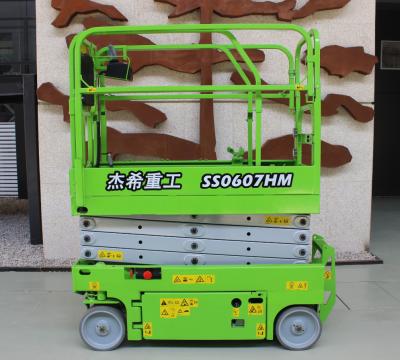 Hydraulic scissor Mobile Lift plaform with Max.Working height 19ft for indoor