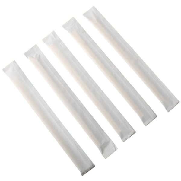 Manchon complet en papier Tensoge écologique et personnalisable pour baguettes jetables en bambou biodégradables, style moderne