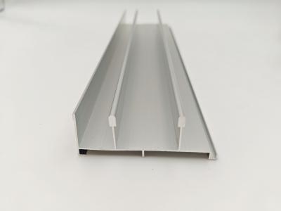 4.8m-6.6m Aluminium Wardrobe Profile , 6063 Extruded Aluminum Profiles For Door Window