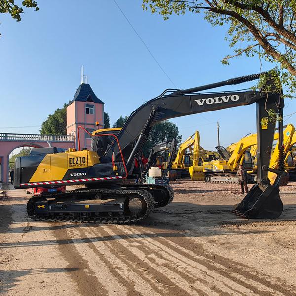 Старый Volvo EC210 экскаватор Земля экскаваторное оборудование 21T