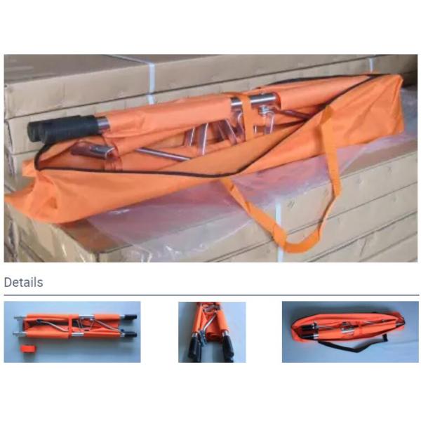 Medical Emergency Rescue 2 Folding Stretcher Collapsible Ambulance Stretcher