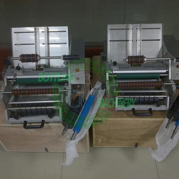 Semi-Auto Wet Cold Glue Paper Medicine PE Bottle Labeling Machine