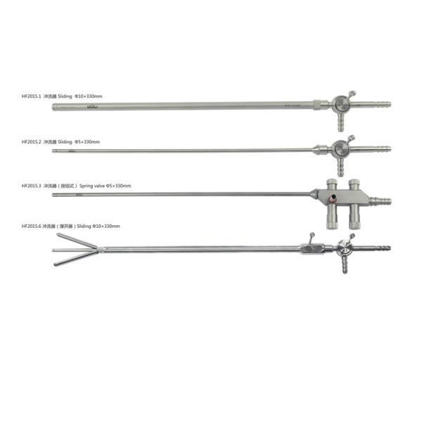 HF2015.3 Пролетный клапан стальной лапароскопической всасывающей оросительной трубы для медицинских товаров