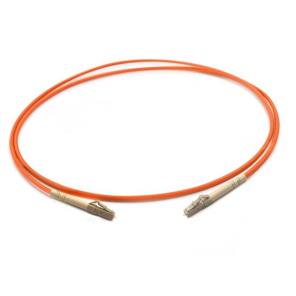 Simplex OM1 2.0 / 3.0mm LC To LC Multimode Fiber Optic Patch Cable For FTTX Network
