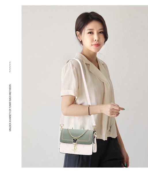 WOMEN'S ONE-SHOULDER SMALL SQUARE BAG 2024 SUMMER NEW TREND EVERYTHING SMALL GIRL HEART GIFT BAG