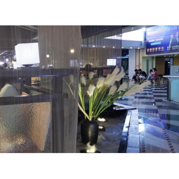 Занавес 2mm ячеистой сети Drapery гибкий декоративный для украшения гостиницы