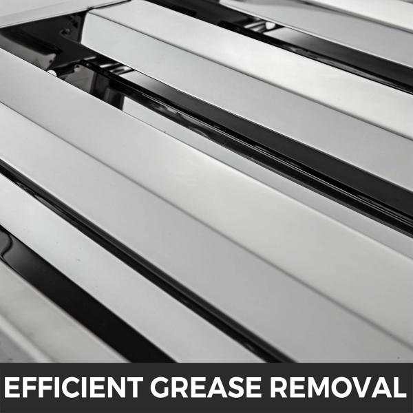 Фильтр для капота из нержавеющей стали с четырьмя канавками