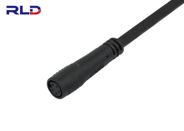IP65 2 - 6 Pins Cable Waterproof Plug Connector  Electric Cable Signal
