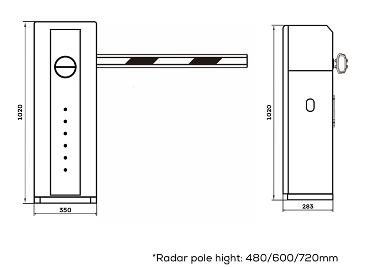 DC Brushless Boom Barrier Gate IP65 with LPR ANPR for Parking Lot Saudi Arabia GCC Turnkey Engineering Project Supplier