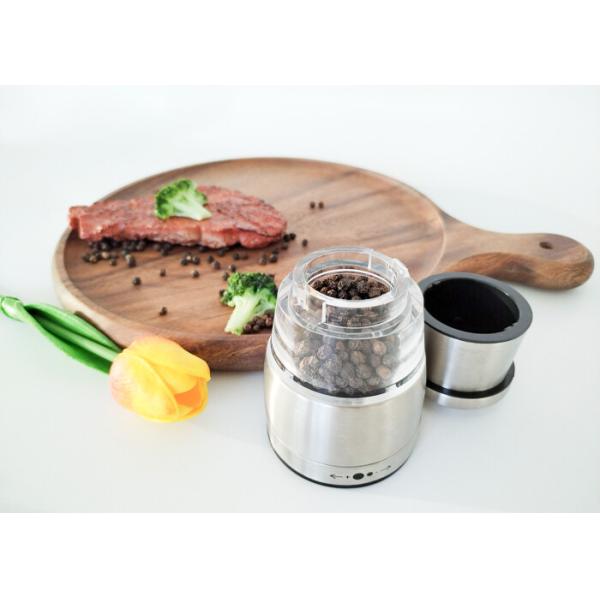 Premium Sleek Stainless Steel Effortless Grinder For Salt And Pepper