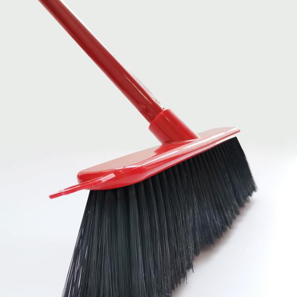 Stiff Bristles Floor Scrubbing Brush With Long Handle 48in Indoor Outdoor Broom Bathroom