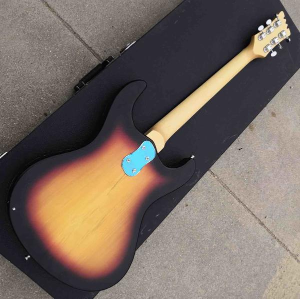 1966 Ventures Mosrite Zero Fret JRM Johnny Ramone Sunburst Electric Guitar Tremolo Tailpiece Dual Black P-90 Pickups
