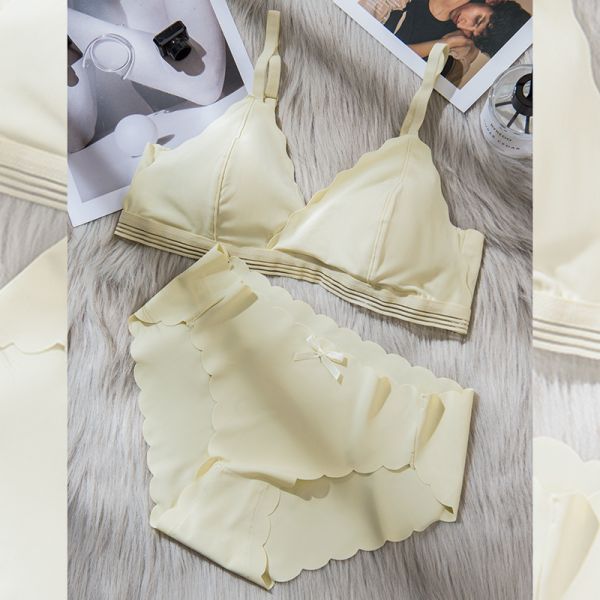 New Arrival Female Seamless Panties With Bra Pants and Bra Wholesale Comfortable Fashion Womens Panties and Bras Seamless