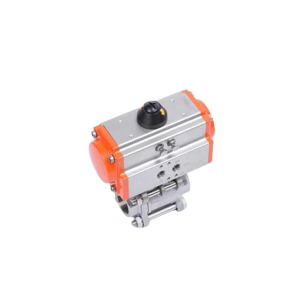 Sturdy Pneumatic SS316 Full Port 3PC Ball Valve for Industrial Applications