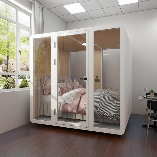 35dB Soundproof Sleeping Cabin , Modular Multi Person Office Sleep Pod
