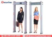 Scanner elliptique de détecteur de métaux de colonne, détecteur de métaux imperméable pour des bâtiments