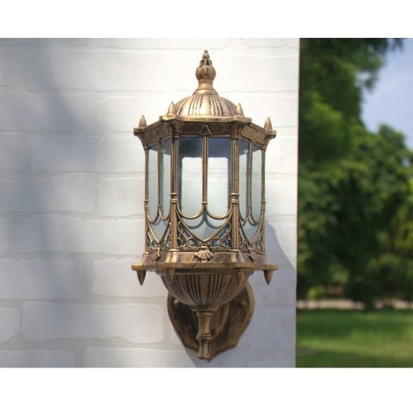 Retro Outdoor Waterproof Antirust E27 Wall Lamp Garden Gateway wall Sconce(WH-VR-123)