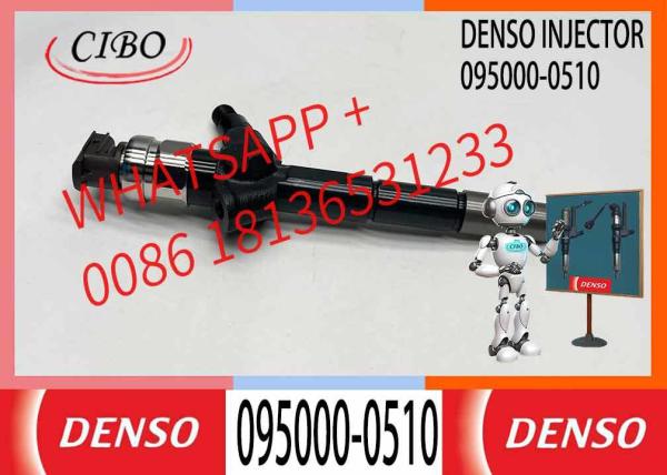 Inyector de combustible para motores diésel Condiciones 095000-0510 16600-8H800 Inyector de combustible de ferrocarril común nuevo Partes de excavadoras