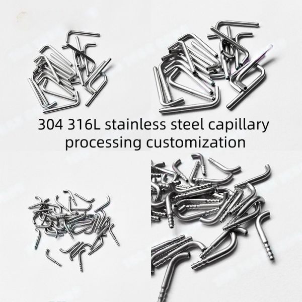 304 316L Stainless Steel Capillary Tube  Stainless Steel Round Bar  Milling Medical Needle Processing Customization