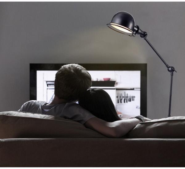 Nordic post-modern minimalist creative retro industrial bedroom living room design floor lamp(WH-VFL-01)