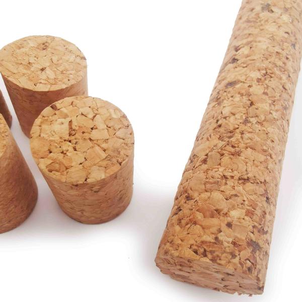 Ручки штанга пробочки Dia 25mm агломерированные для затворов вина