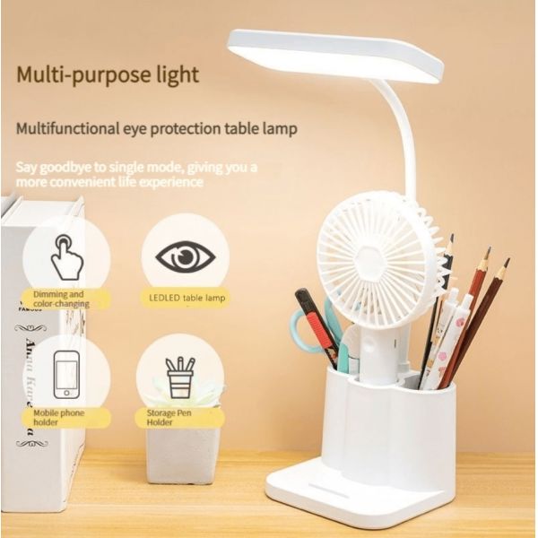 Study Room LED Table Lamp Single Piece Sleeper Light
