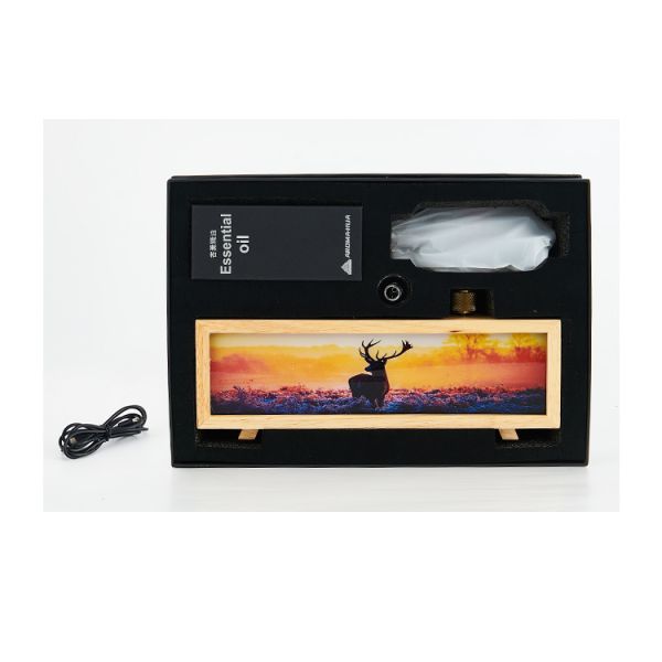 Ultra Quiet Wood Aromatherapy Diffuser Household Aroma Diffuser Machine With Night Light