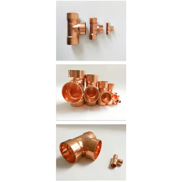 Casting Forged Copper Pipe Fittings Machined Annealed 6000LBS Pressure Class