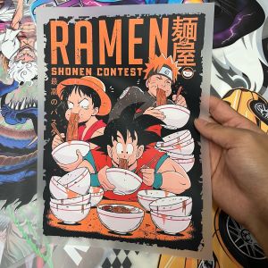 Ramen Shonen Contest – Bowl Battle Cloth Sticker High Quality Custom DTF Transfer, Ready to Press Iron‑On Heat Press Sticker