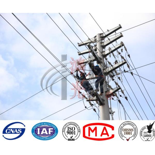 69kv горячеоцинкованный Q460 металлический столб для проекта линии передачи