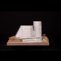 1/300 Modèle de Monte Carlo Modèle architectural 3D Avec découpe CNC et pas d'éclairage