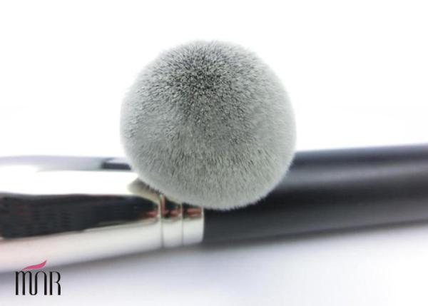 Black Short Handle Bronzer Makeup Brush Foundation Powder Brush With Goat Hair