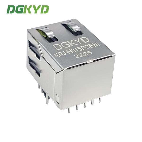 torneira 100Base acima do conector do PWB do ponto de entrada RJ45 com Magnetics interno e conduzido