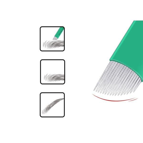 0.18mm 14 Pin Single Package Disposable Permanent Makeup Tattoo Needles