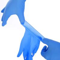 La haute cuisine de résilience emploient les gants jetables XL de nitriles