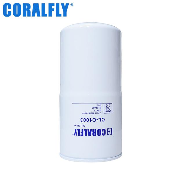 21 filtro de óleo de Fleetguard Lf670 do mícron para o motor diesel do caminhão