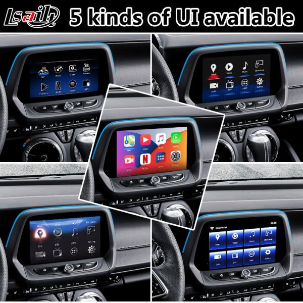 Мультимедиа Lsailt Carplay взаимодействуют для Chevrolet Camaro Tahoe пригородного с автомобилем андроида