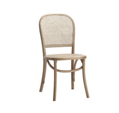 Depth 49cm Height 87cm Rattan Dining Table Chairs , Stacking Rattan Garden Chairs