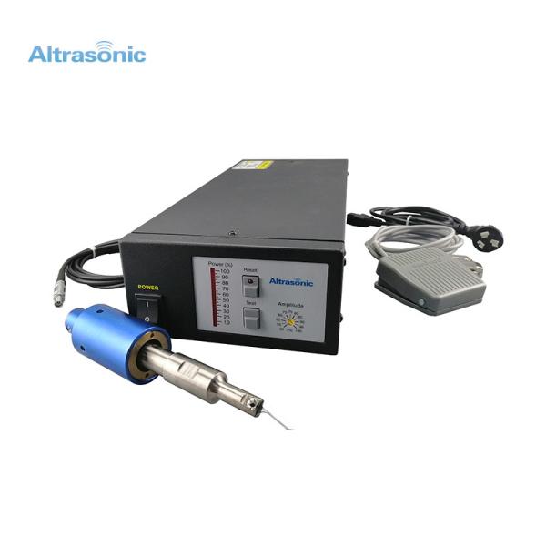 Portable 30kHz Ultrasonic Cutting Machine 500 Watt For Fabric Cutting