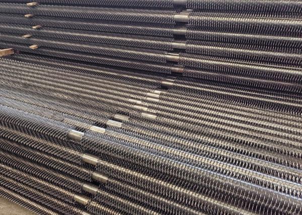 Spiral Finned Heat Exchanger Tube Seamless Corten Steel Fin Tube For Economizer
