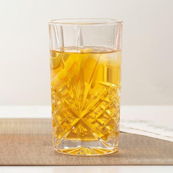 35CL Heavy Bottom Cut Crystal Old Fashioned Glasses Tumblers 12.3 Ounce