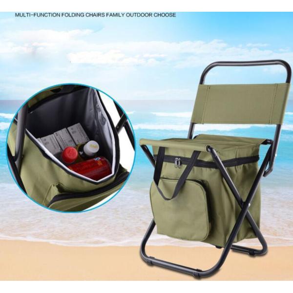 Lightweight Foldable Camping Chair With Storage Bag , Beach Fishing Chair