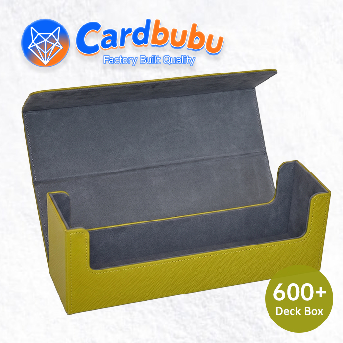 Trading Card Double Deck Box 12.28in Storage Mtg Magnetic Deck Box