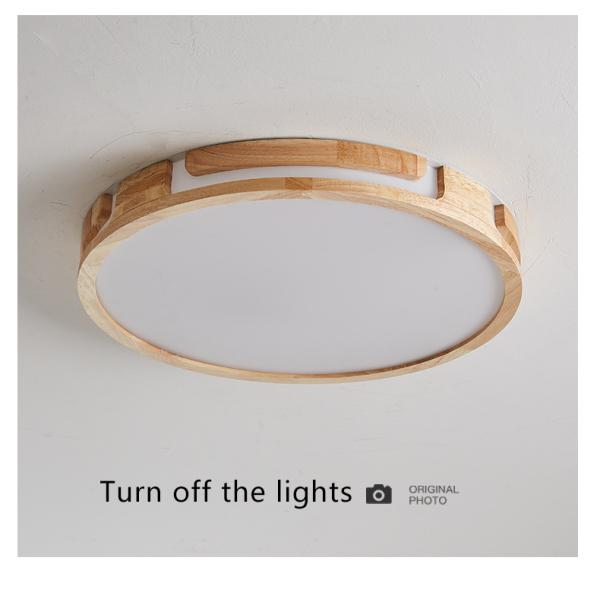Wood Led Ceiling Lights For Living Room Bedroom Kitchen Ceiling Lamp(WH-WA-59)